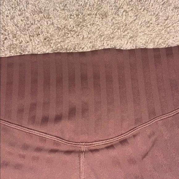🌸Lululemon Wunder Under High-Rise Tight 25" *Tonal Stripe Dark Oxide W5GKUS - Picture 6 of 6